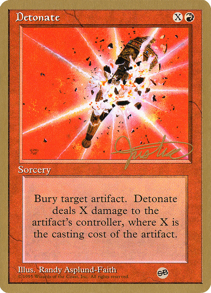 Detonate (Mark Justice) (SB) [Pro Tour Collector Set] 