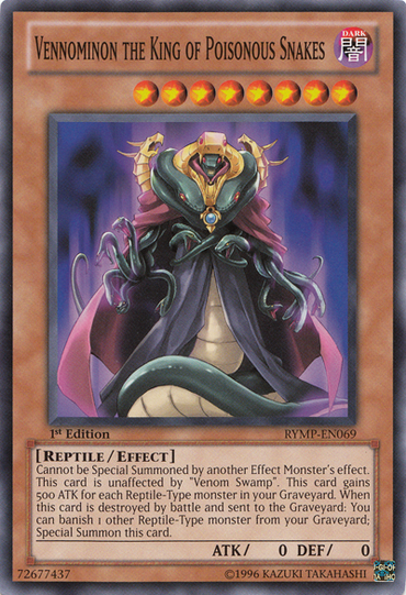Vennominon the King of Poisonous Snakes [RYMP-EN069] Common 