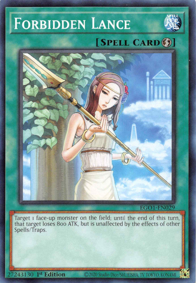 Forbidden Lance [EGO1-EN029] Common 