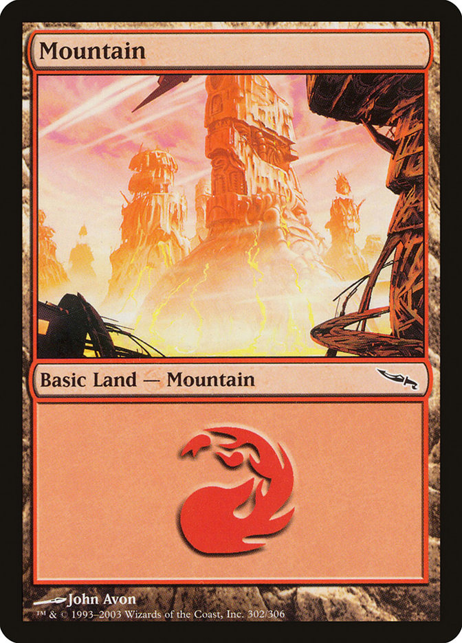 Mountain (302) [Mirrodin] 