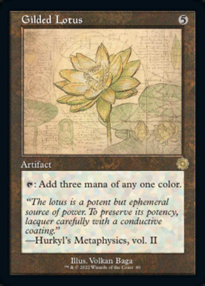 Gilded Lotus (Retro Schematic) [The Brothers' War Retro Artifacts] 