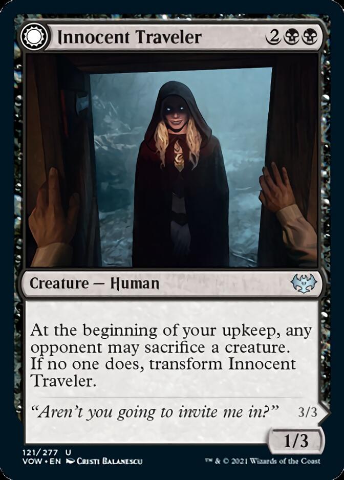 Innocent Traveler // Malicious Invader [Innistrad: Crimson Vow] 