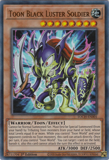Toon Black Luster Soldier [TOCH-EN001] Ultra Rare 