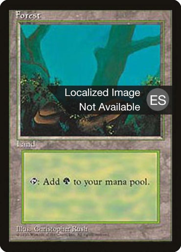 Forest (A) [Fourth Edition (Foreign Black Border)] 