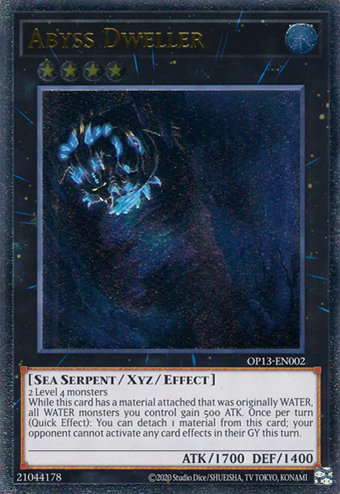 Abyss Dweller [OP13-EN002] Ultimate Rare 