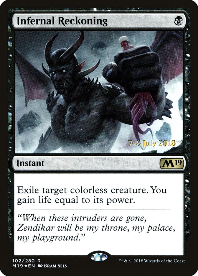 Infernal Reckoning [Core Set 2019 Prerelease Promos] 