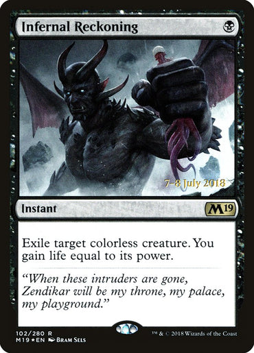 Infernal Reckoning [Core Set 2019 Prerelease Promos]