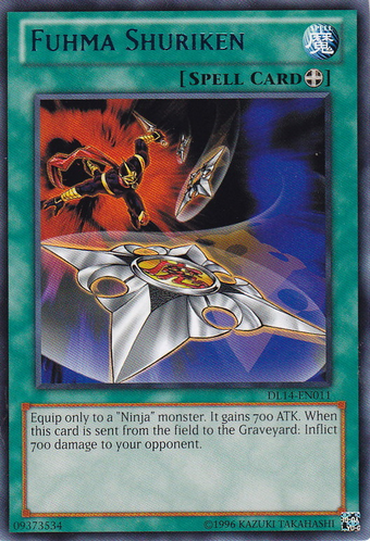 Fuhma Shuriken (Blue) [DL14-EN011] Rare 