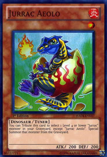 Jurrac Aeolo [HA04-EN017] Super Rare 