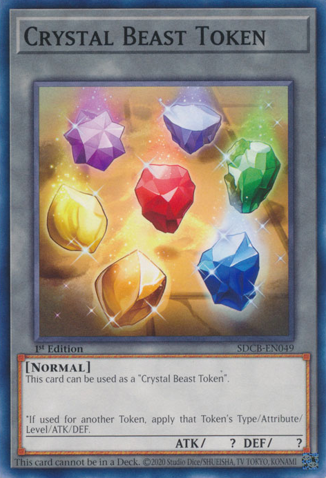 Crystal Beast Token [SDCB-EN049] Common 