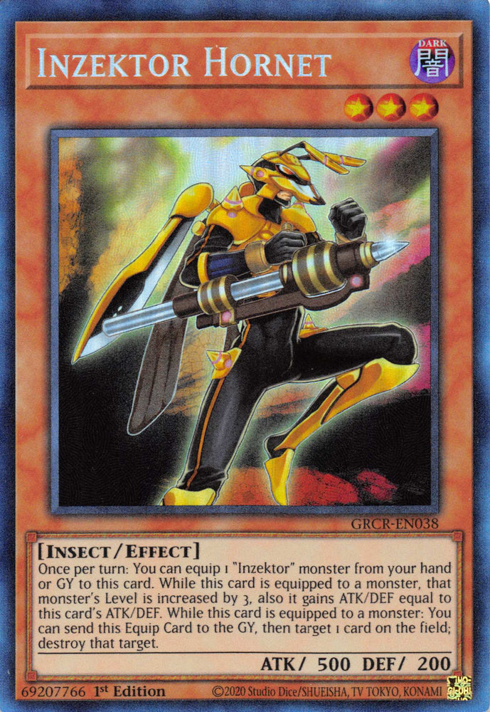 Inzektor Hornet [GRCR-EN038] Collector's Rare 