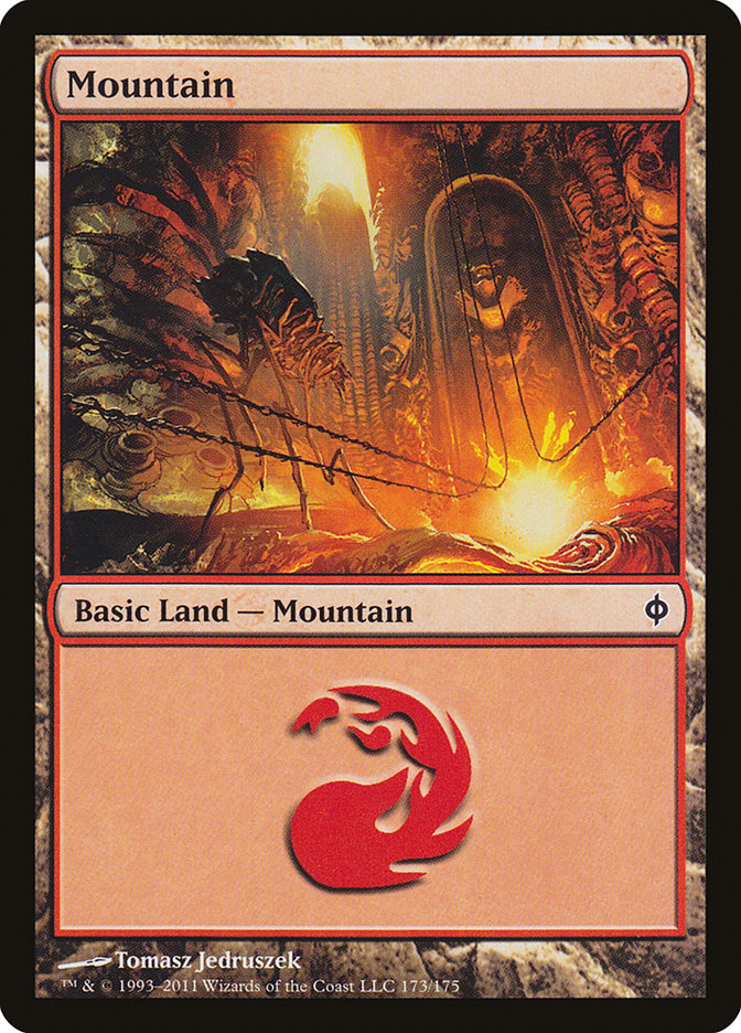 Mountain (173) [New Phyrexia] 