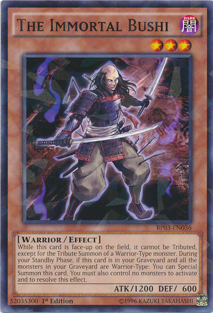 The Immortal Bushi [BP03-EN036] Shatterfoil Rare 