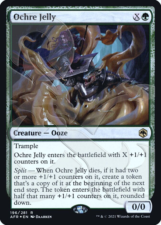 Ocher Jelly (Ampersand Promo) [Dungeons & Dragons: Adventures in the Forgotten Realms Promos] 