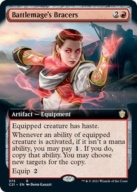 Battlemage's Bracers (Extended Art) [Commander 2021] 