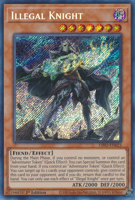 Illegal Knight [DIFO-EN023] Secret Rare 
