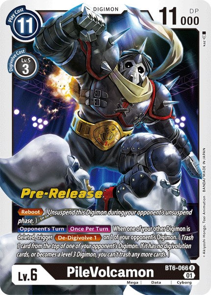 PileVolcamon [BT6-066] [Double Diamond Pre-Release Cards] 