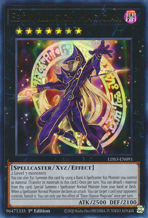 Ebon Illusion Magician [LDS3-EN091] Ultra Rare 