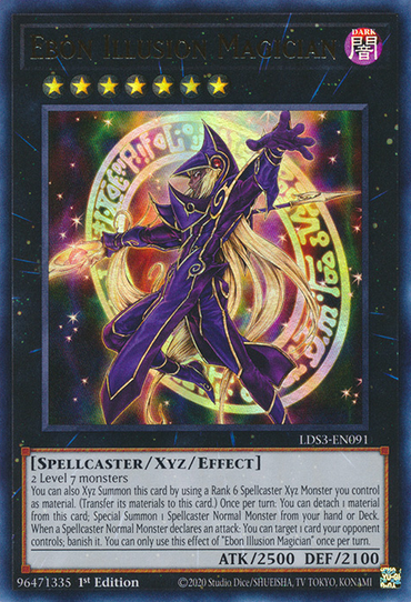 Ebon Illusion Magician [LDS3-EN091] Ultra Rare 