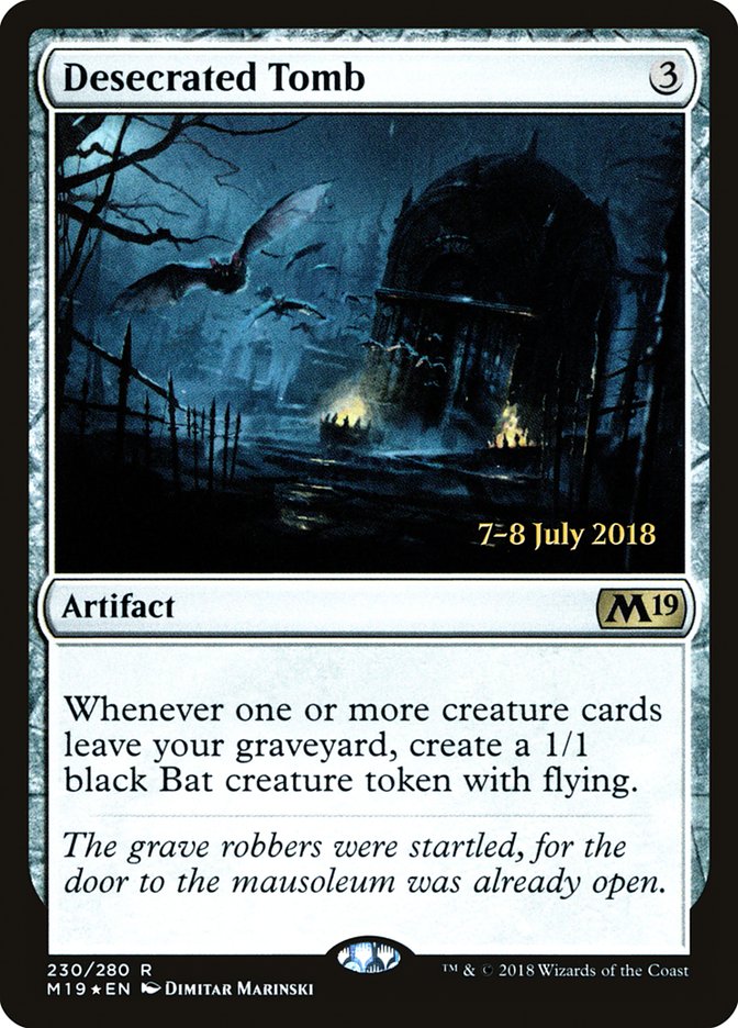 Desecrated Tomb [Core Set 2019 Prerelease Promos] 