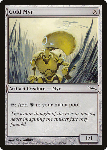 Gold Myr [Mirrodin] 