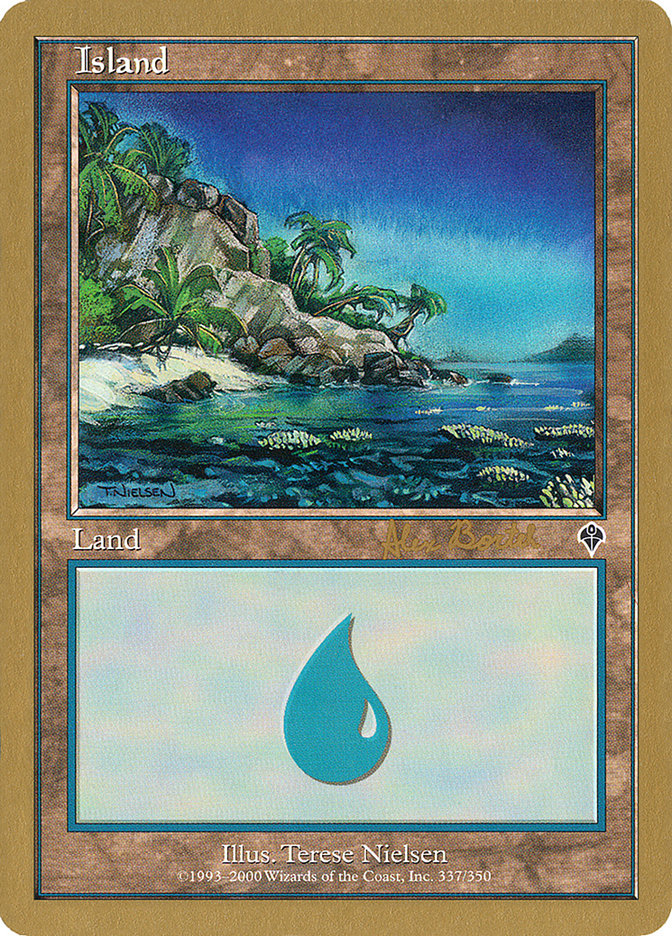 Island (ab337) (Alex Borteh) [World Championship Decks 2001] 