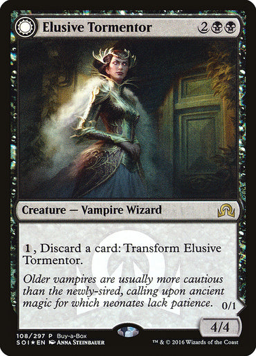 Elusive Tormentor // Insidious Mist (Buy-A-Box) [Shadows over Innistrad Promos] 