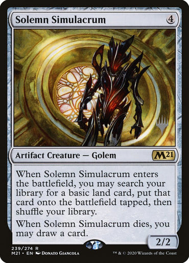 Solemn Simulacrum (Promo Pack) [Core Set 2021 Promos] 