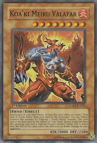 Koa'ki Meiru Valafar [RGBT-EN021] Super Rare 