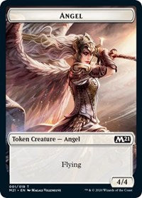 Angel // Cat (011) Double-Sided Token [Core Set 2021 Tokens] 