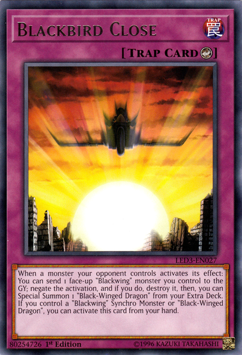Blackbird Close [LED3-EN027] Rare 