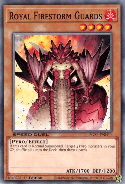 Royal Firestorm Guards [SGX1-ENH11] Common 