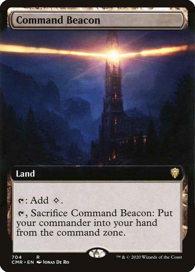 Command Beacon (Extended Art) [Commander Legends] 