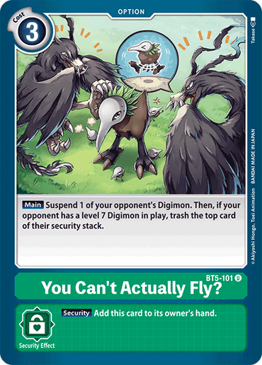 You Can't Actually Fly? [BT5-101] [Battle of Omni] 