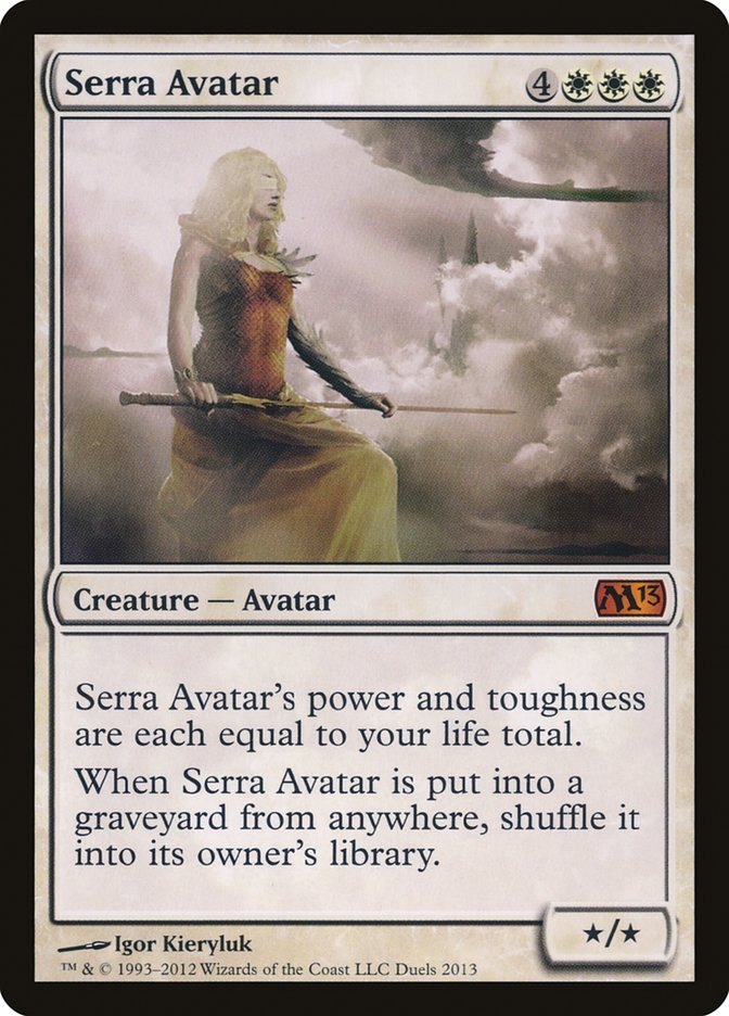 Serra Avatar (Duels of the Planeswalkers Promos) [Duels of the Planeswalkers Promos 2012] 