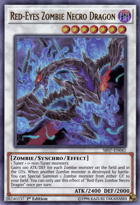 Red-Eyes Zombie Necro Dragon [SR07-EN041] Ultra Rare 