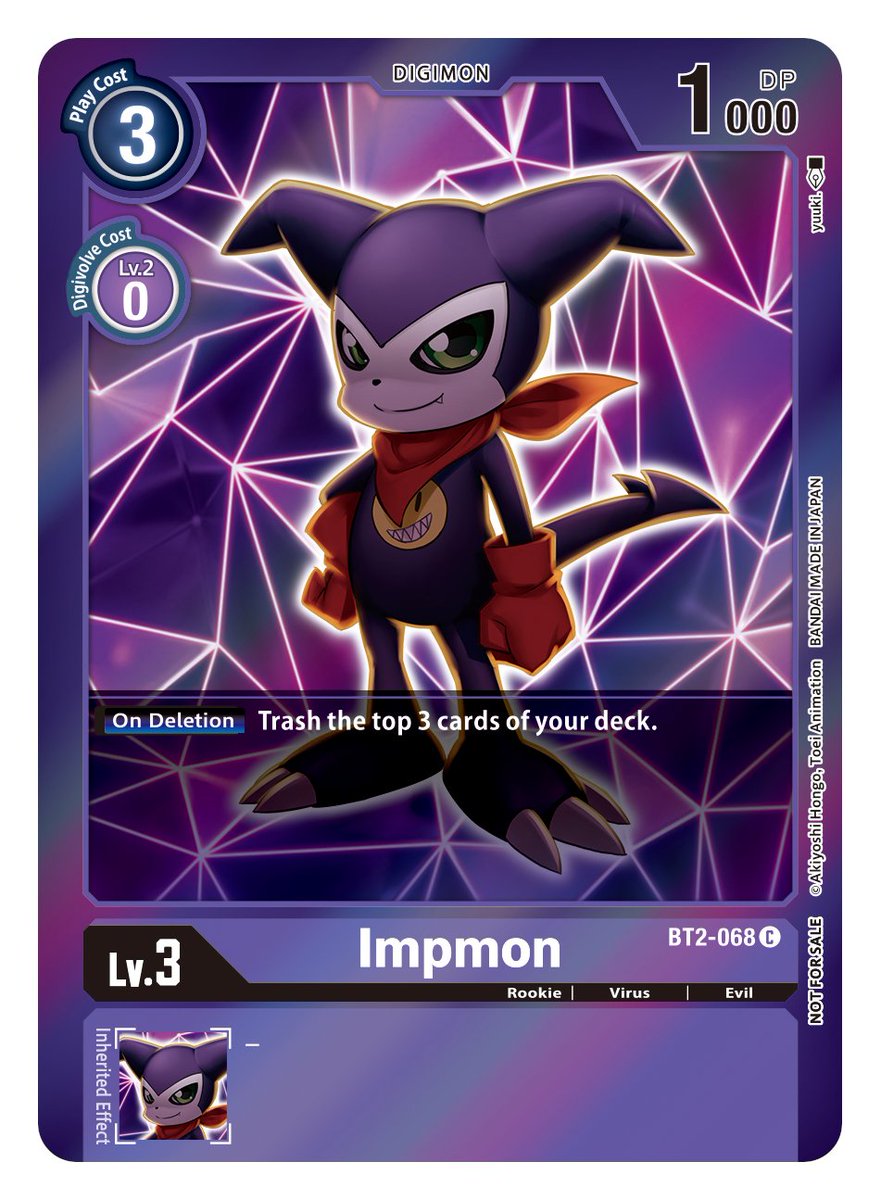 Impmon [BT2-068] (Event Pack 2) [Release Special Booster Ver.1.0] 