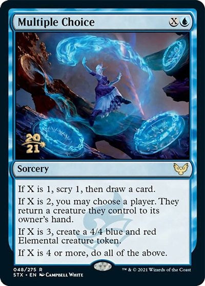 Multiple Choice [Strixhaven: School of Mages Prerelease Promos] 