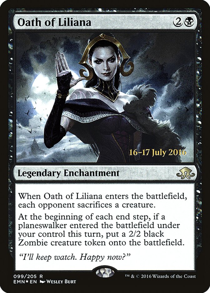 Oath of Liliana [Eldritch Moon Prerelease Promos] 