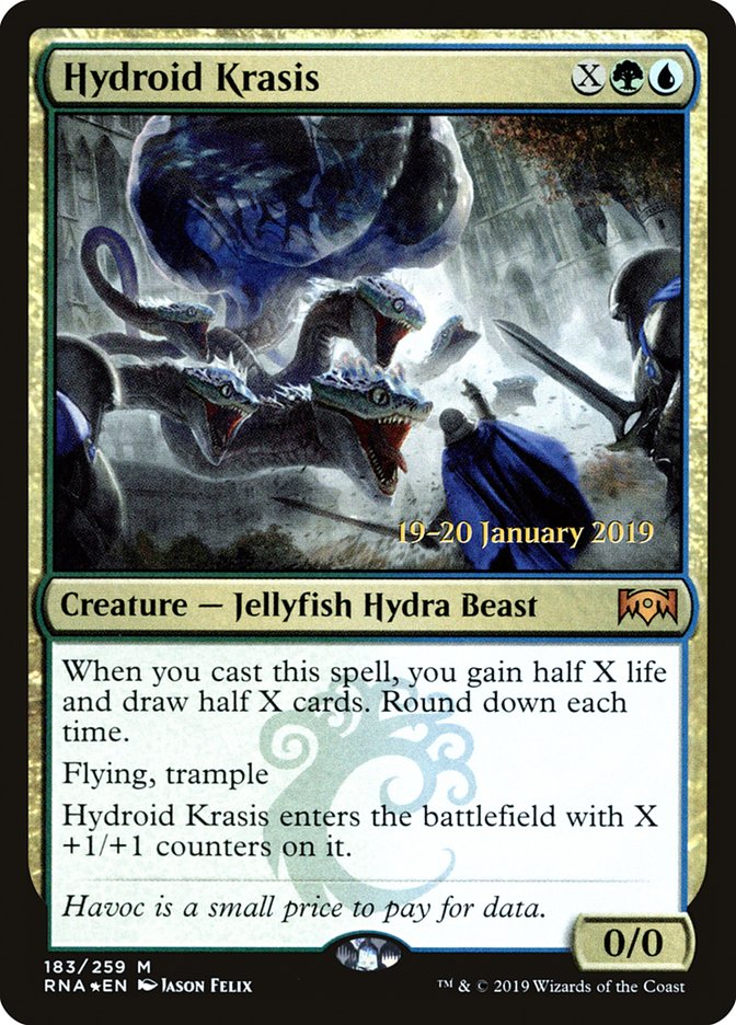 Hydroid Krasis [Ravnica Allegiance Prerelease Promos]