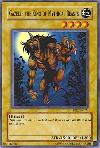 Gazelle the King of Mythical Beasts [DB2-EN071] Common 