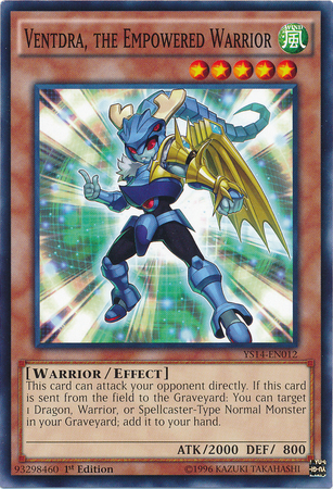 Ventdra, the Empowered Warrior [YS14-EN012] Common 