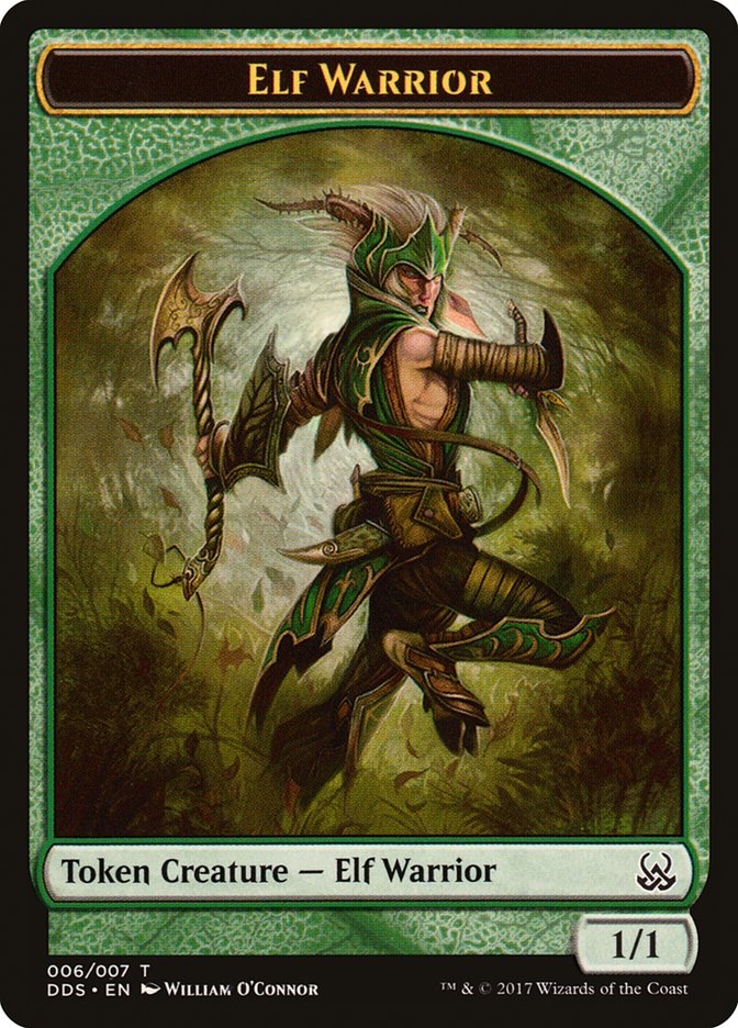 Elf Warrior Token [Duel Decks: Mind vs. Might Tokens] 