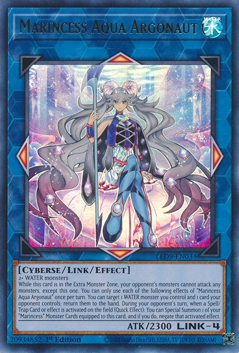 Marincess Aqua Argonaut [LED9-EN034] Ultra Rare 