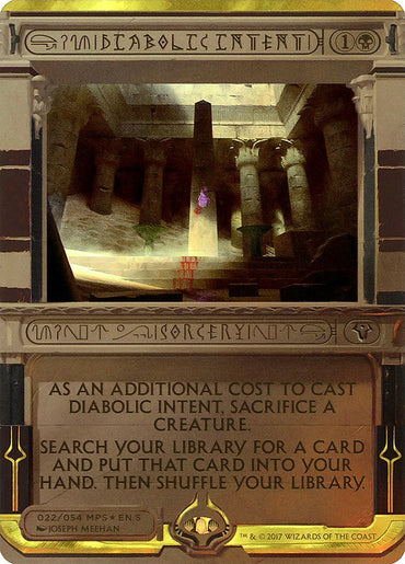 Diabolic Intent (Invocation) [Amonkhet Invocations] 