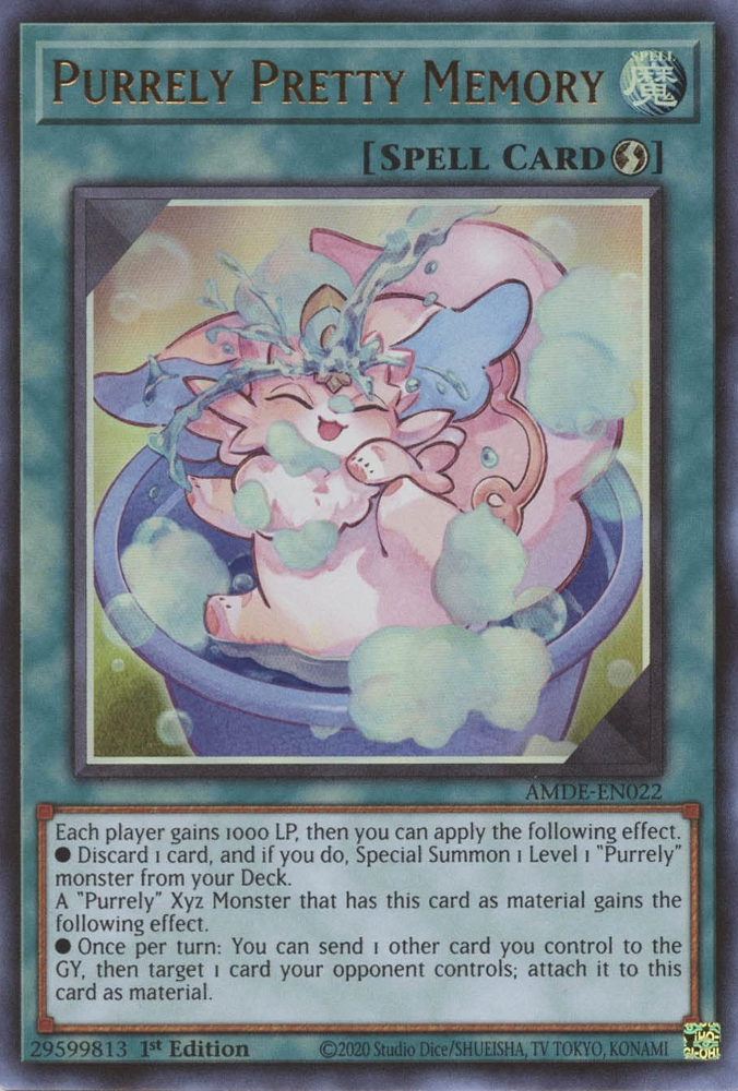 Purrely Pretty Memory [AMDE-EN022] Ultra Rare 
