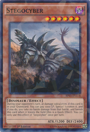 Stegocyber [BP03-EN114] Shatterfoil Rare 