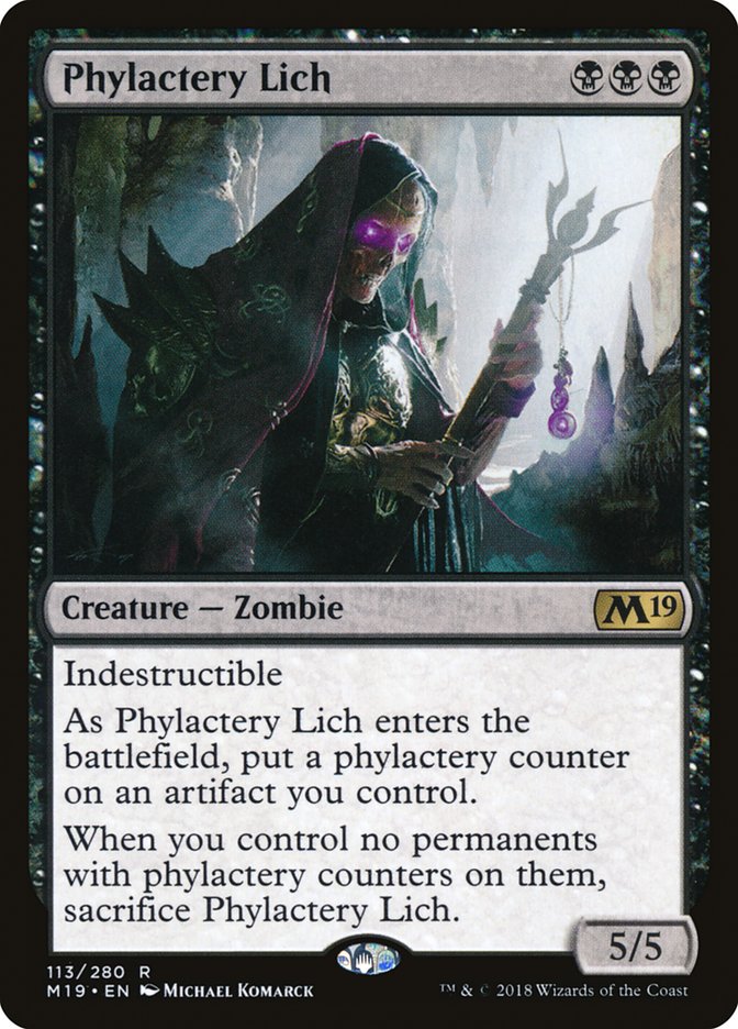 Phylactery Lich [Core Set 2019] 