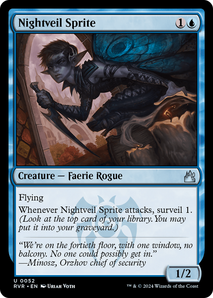 Nightveil Sprite [Ravnica Remastered] 