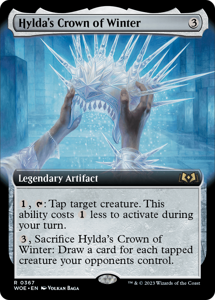 Hylda's Crown of Winter (Extended Art) [Wilds of Eldraine] 